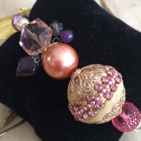 ☎️☎️ LAST CHANCE ☎️☎️ Bundle & Save Pink Stretch Vintage Bracelet for a Kid Gift - Picture 4 of 5